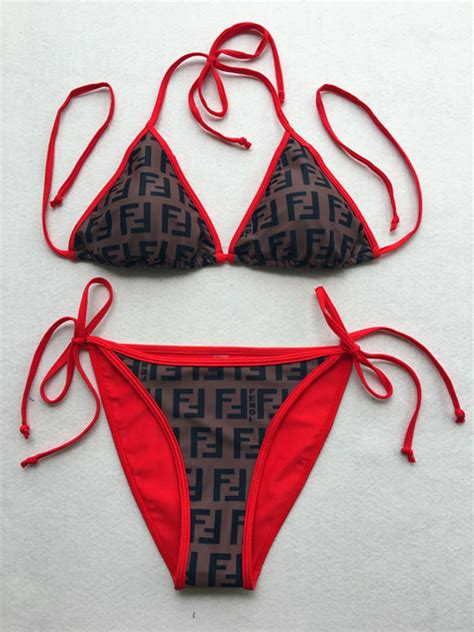 fendi replica swimwear|Fendi neon bikini.